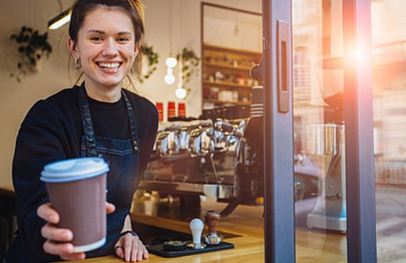 Feel the test with paper cup